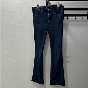 True Religion Dark Indigo Flare Jeans